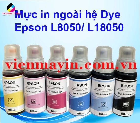Mực In Epson Ecotank Dye Sử Dụng Cho ( L8050,L18050...)